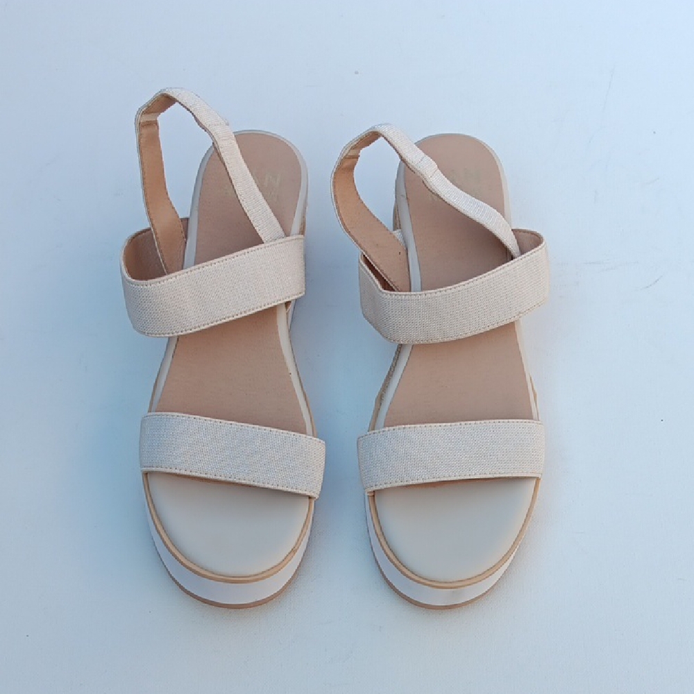 MADDEN NYC  Women's Talla Wedge Strappy  Sandals - 9.5